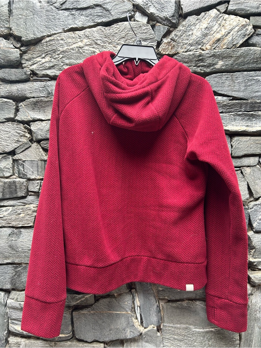 Bench Women's Burgundy Zip-Up Hoodie - Picture 5 of 6